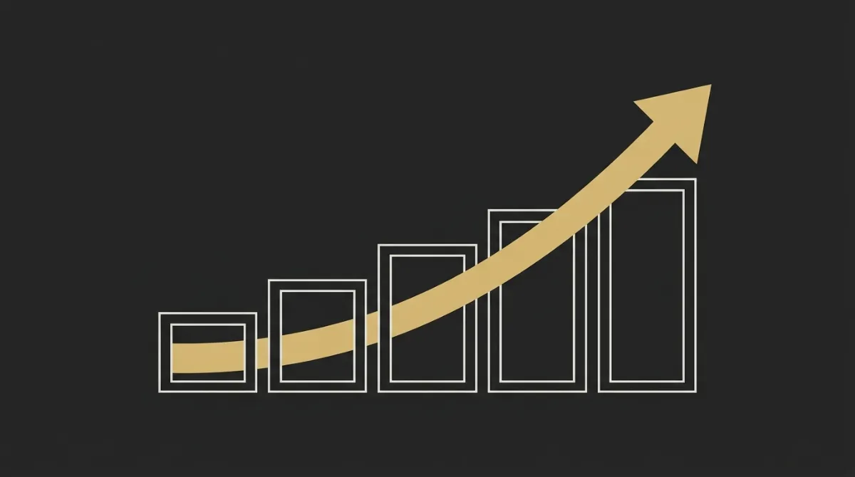 The metric of conversion success visualized through flow and outcome