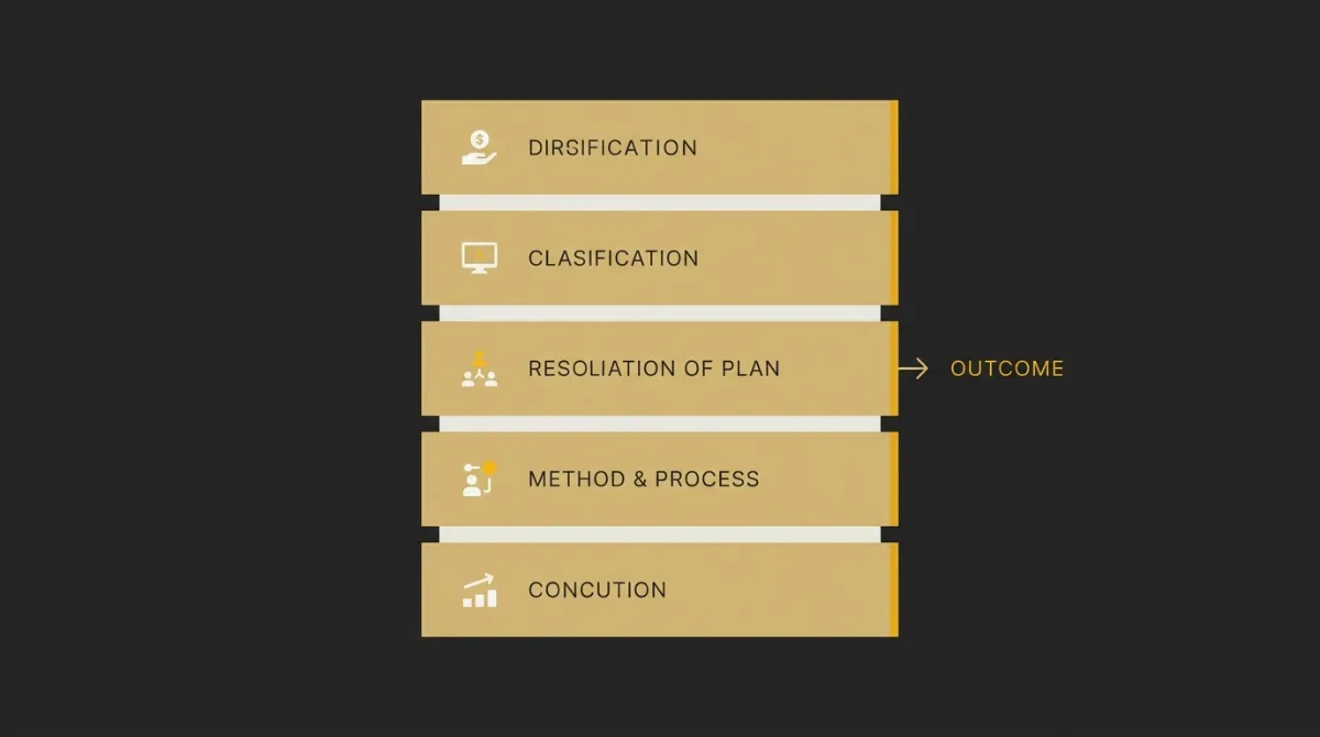 The framework of a five-email series focusing on conversion and sequential progression
