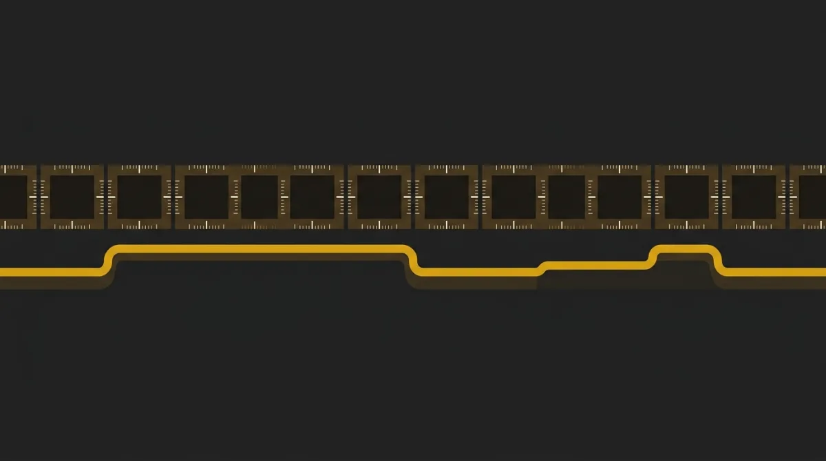 Track diagram showing the mechanical layer and human layer running in parallel through email QA