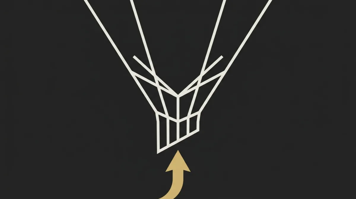 A visualization of the footer-to-subscriber conversion funnel