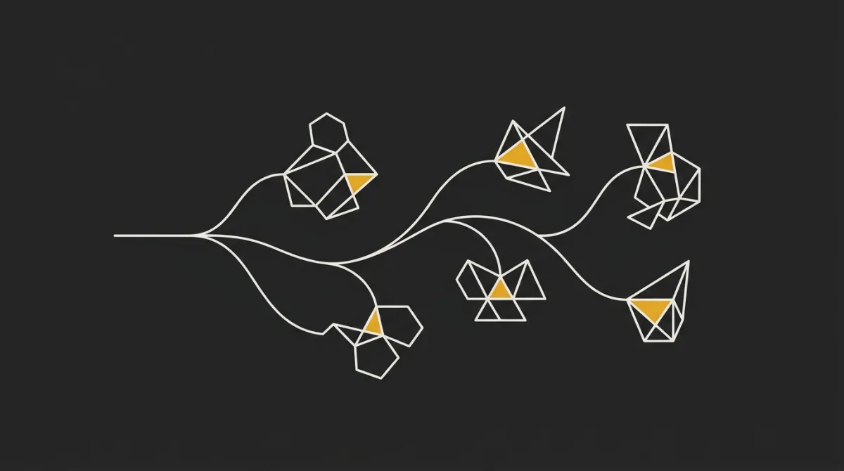 A conceptual flow mapping the path from website visitor to email subscriber