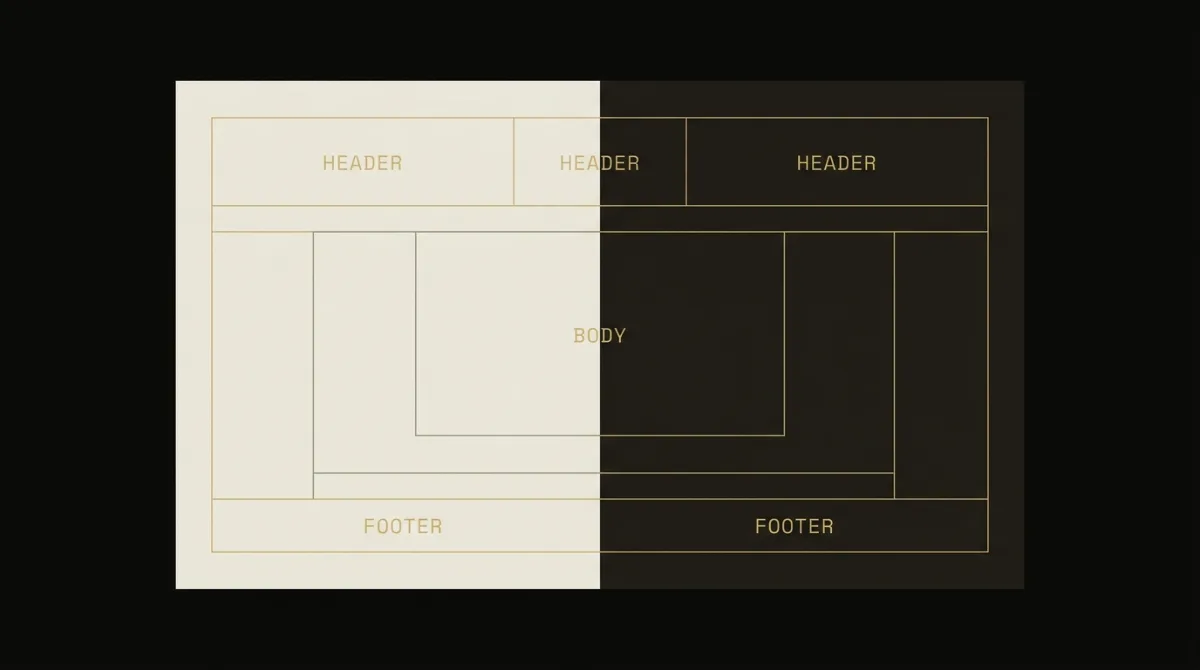 Split-screen showing an email element staying legible in both light and dark mode clients