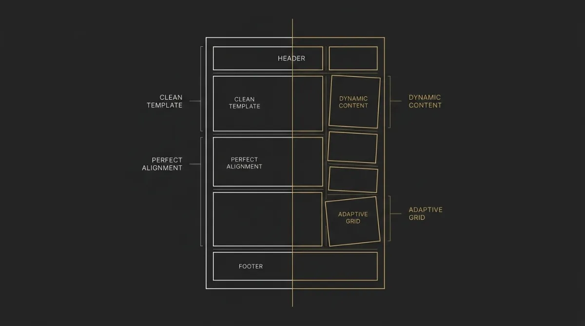 Editorial diagram contrasting a flawless browser email preview with a fragmented classic Outlook render