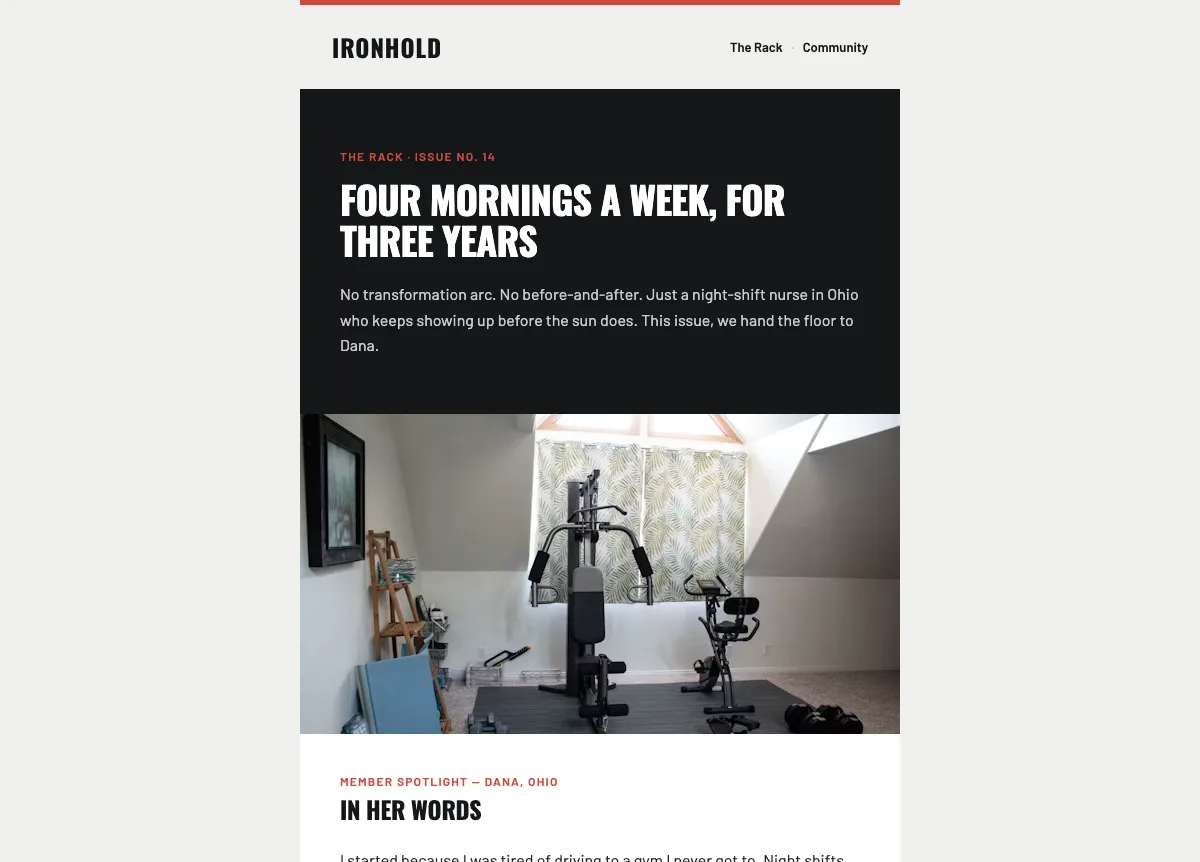 Fitness community spotlight — Klaviyo