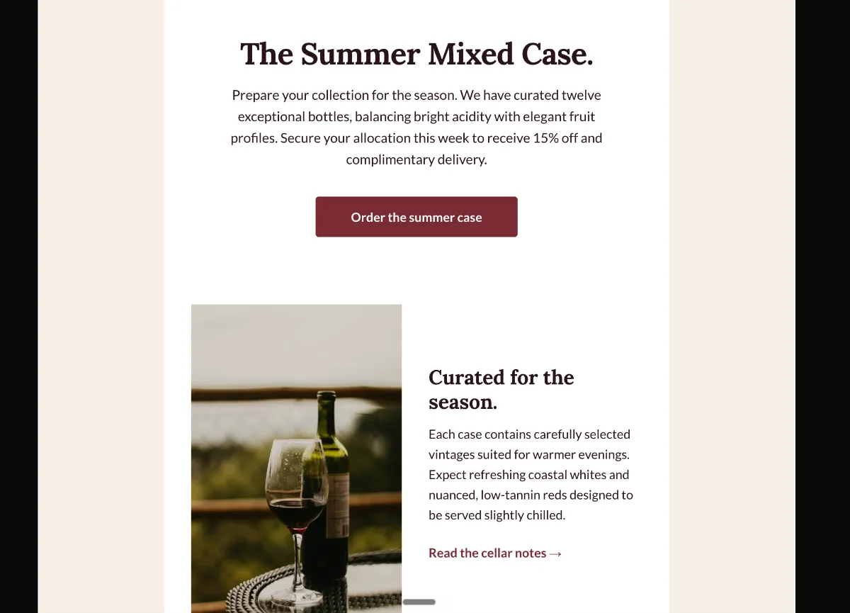 Summer mixed case sale — Klaviyo